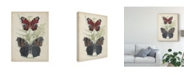 Trademark Global Vision Studio Butterflies and Ferns III Canvas Art - 37" x 49"